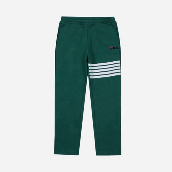 Pantalón Jogger Fila Niños Verde - Track Warm Up Fleece - España 842653YGI